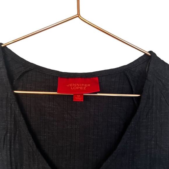 Jennifer Lopez Women’s shirt sleeve shirt with rivets size medium - Picture 4 of 7